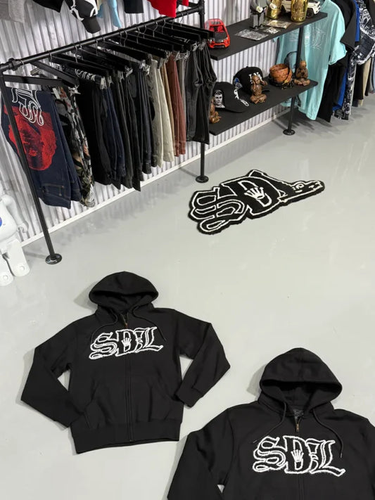SDL BLACK ZIP-UPS
