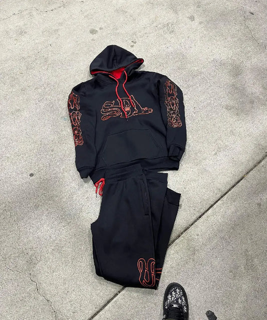 Black SDL Tracksuit

